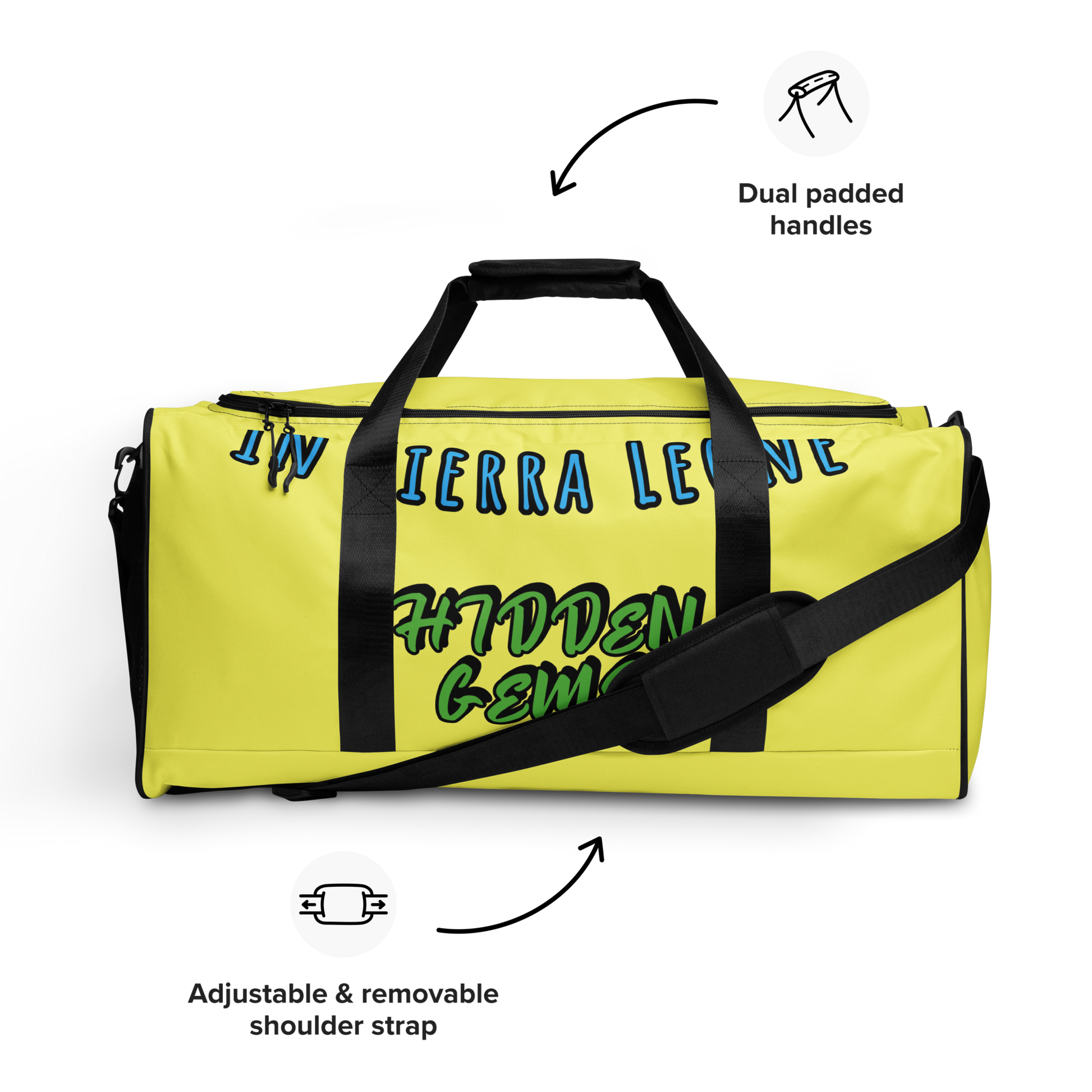 Sierra Leone Yello Duffle bag