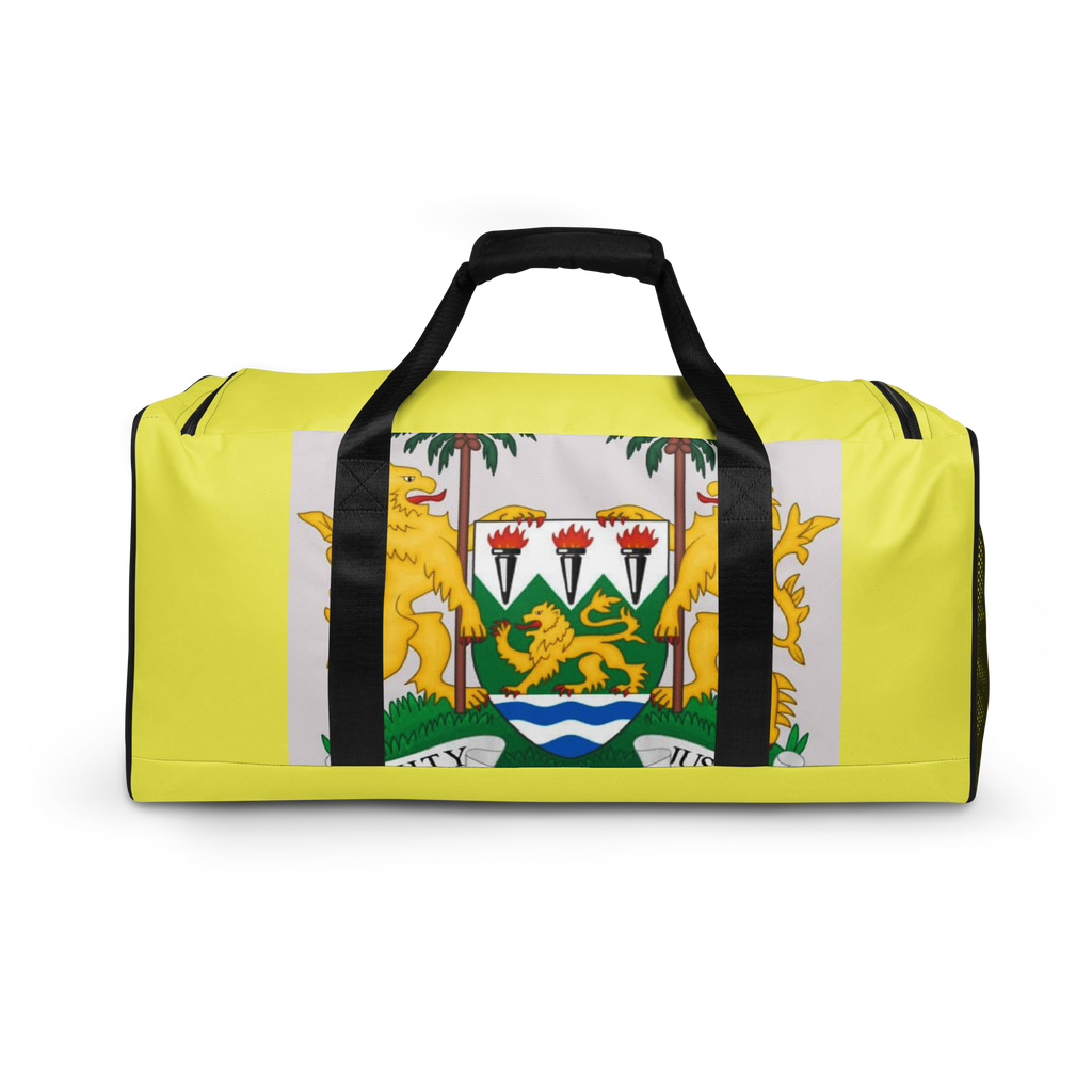 Sierra Leone Yello Duffle bag