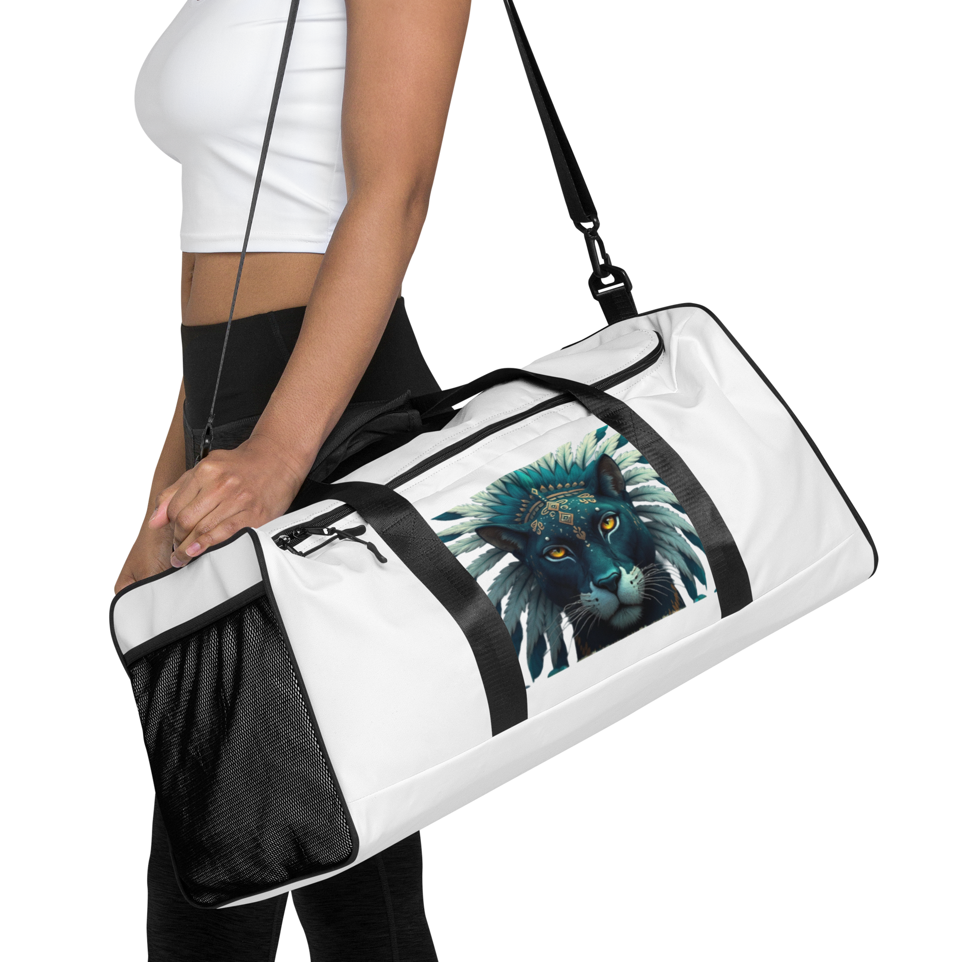 White Lion Gem Duffle bag