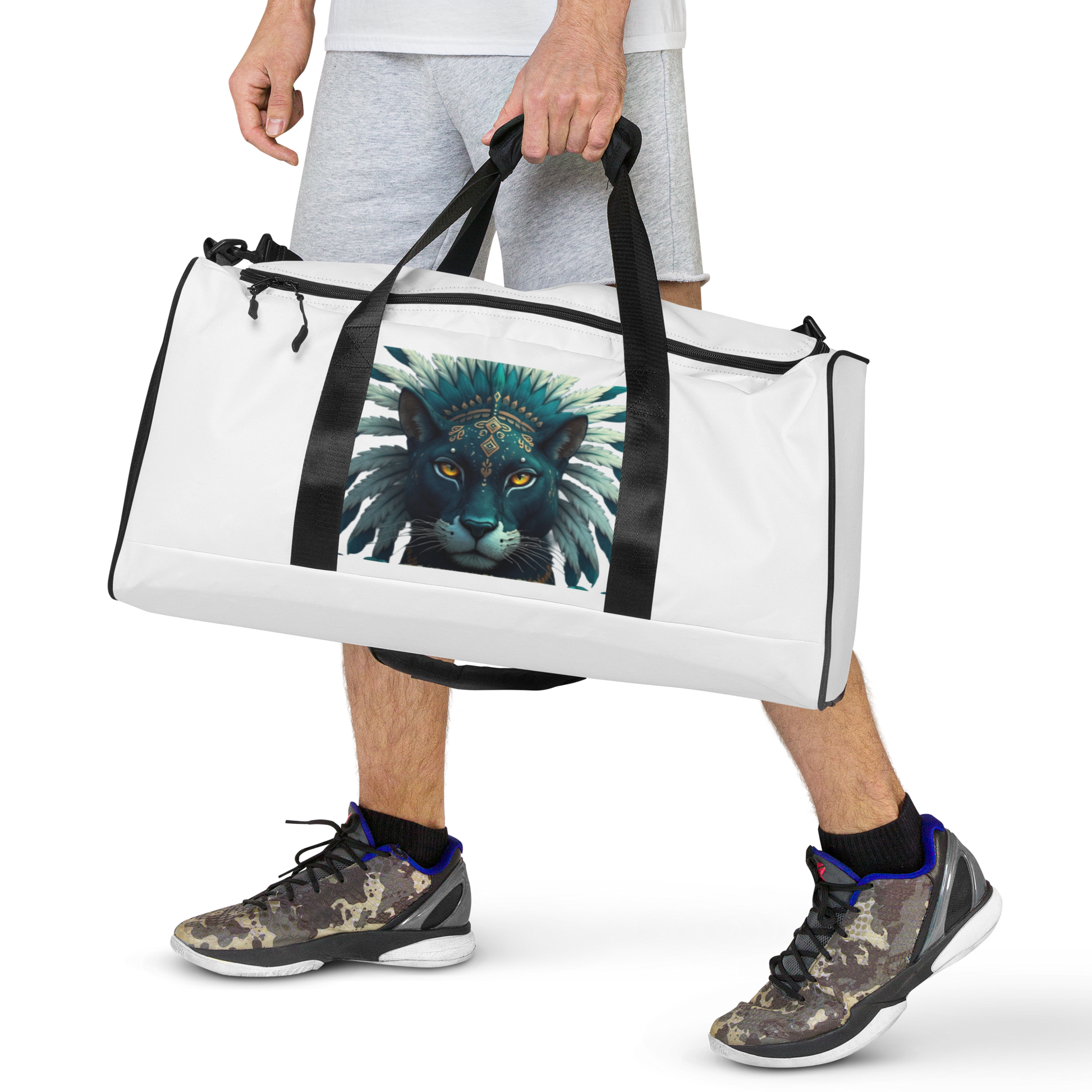 White Lion Gem Duffle bag